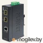 IGT-1205AT    IP30 Industrial 10/100/1000T to 2-Port 100/1000X SFP Gigabit Media Converter (-40 to 75 degree C)