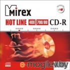 CD-R Mirex Hot Line 48x /700Mb/80min/  [ Slim ]  50A8F