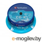 CD-R [ 25 .  ] Verbatim 52x /700Mb/80min/ - Extra Protection #43432