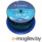 CD-R [ 50 .  ] Verbatim 52x /700Mb/80min/ - Extra Protection #43351