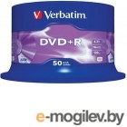  DVD+R Verbatim 4.7Gb 16x Cake Box (50) (43550)