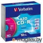  CD-R 700Mb Verbatim 52x  Slim, 10 43415