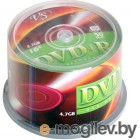VS DVD-R 4.7Gb 16 50  Cake Box