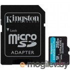   Kingston 256GB microSDXC Canvas Go Plus 170R A2 U3 V30 Card + ADP EAN: 740617301250