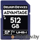   Delkin Advantage SDXC 512GB 633X UHS-I (Class 10) V30 (DDSDW63351