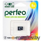   Perfeo MicroSDHC 8GB (Class 10) / PF8GMCSH10ES