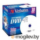  DVD-R Verbatim 4.7Gb 16x Jewel Case Printable (10) 43521