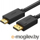  UGREEN DP101-10238 DisplayPort (M) to HDMI (M), 4K@30Hz, 1m, Black