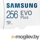   microSDXC 256GB Samsung EVO Plus Memory Card Samsung MB-MC256KA UHS-I U1 Class 10, Adapter, 130 MB/s, 10000 , - 25C to 85C, RTL