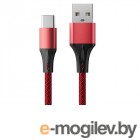 AccesStyle USB - Type-C 1m Red-Black AC30-F100M