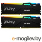 Kingston Fury Beast Black RGB DDR5 DIMM 5600MHz PC-44800 CL40 - 64Gb (2x32Gb) KF556C40BBAK2-64