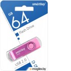 USB - 2.0 Smartbuy 064GB Twist Pink SB064GB2TWP