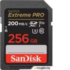   SD 256GB SanDisk SDXC Class 10 V30 UHS-I U3 Extreme Pro 200MB/s