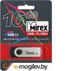 Usb flash  Mirex Swivel Rubber Black 16GB (13600-FMURUS16)
